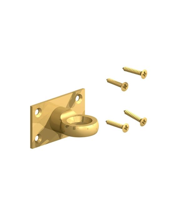 Brass Rope Eye Plate