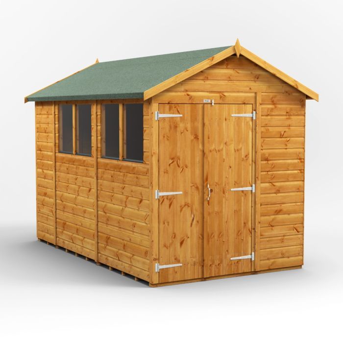 10x6 Apex Double Door EZI Shed