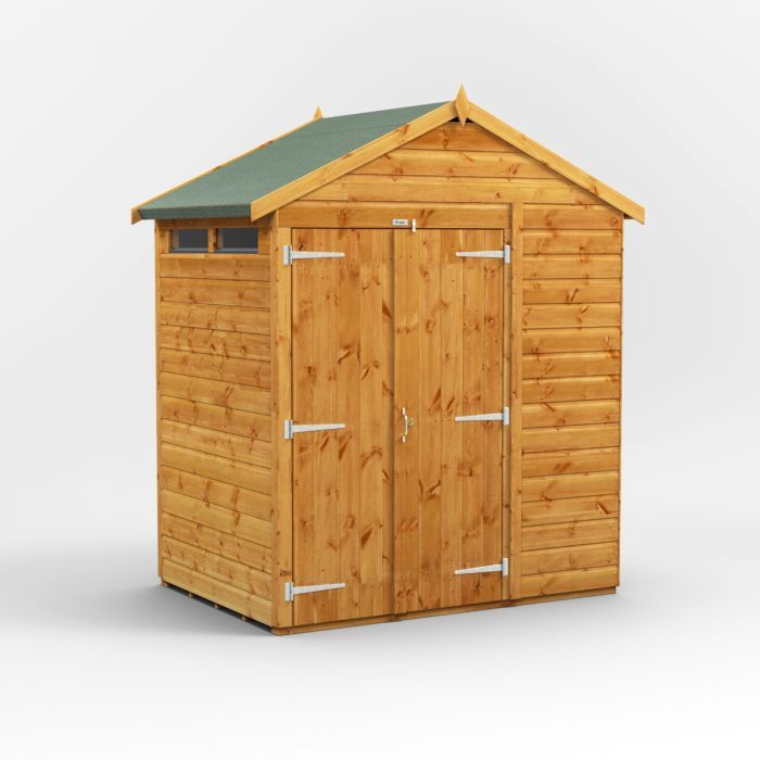 4x6 Apex Security Double Door EZI Shed 4x6 Apex Security Double Door EZI Shed