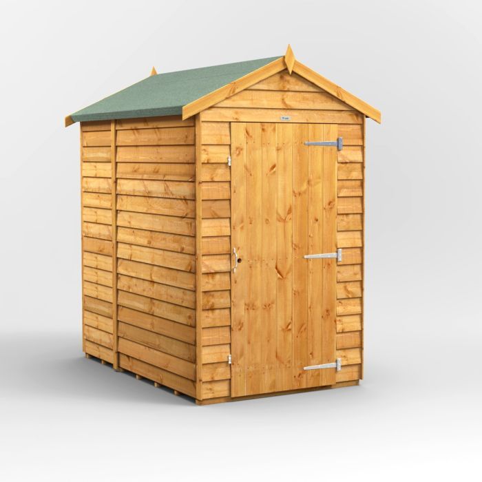 6x4 Overlap Windowless Apex EZI Shed