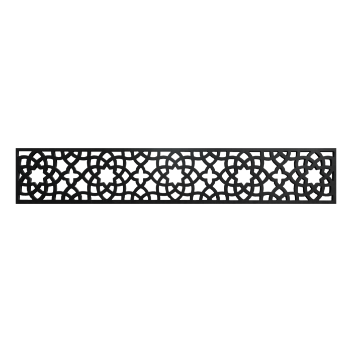 Moroccan Decorative Composite Fence Top Moroccan Decorative Composite Fence Top