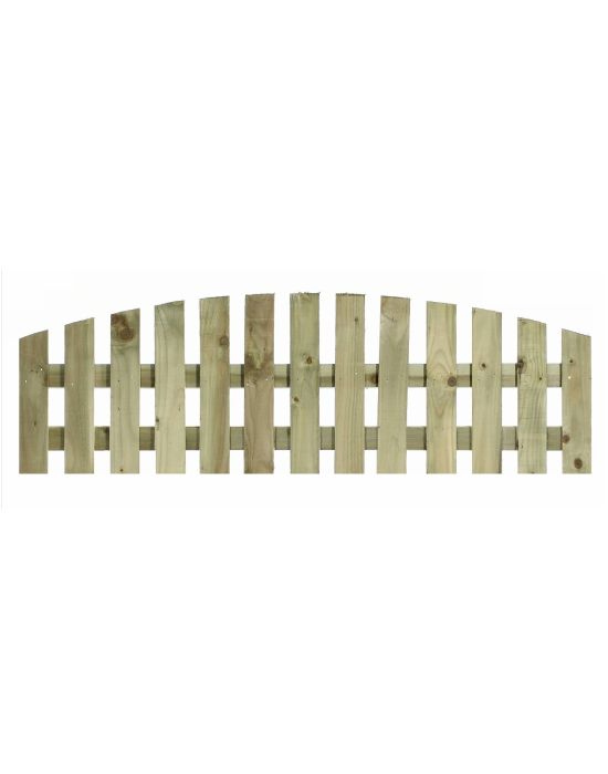 Arched Top Paling (50mm Gaps)