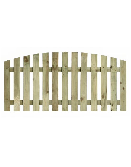 Arched Top Paling (50mm Gaps)