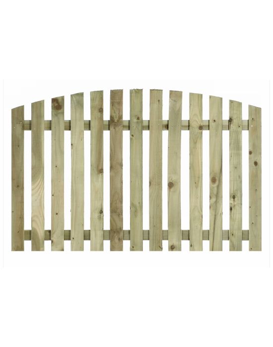 Arched Top Paling (50mm Gaps)