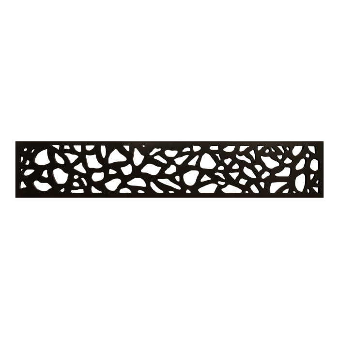 Pebble Decorative Composite Fence Top Pebble Decorative Composite Fence Top