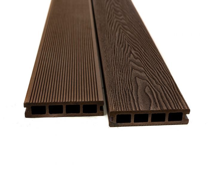 Fully Finished Ultimate Composite Decking Kit With Timber Subframe 2.4m x 3.0m  - Mocha