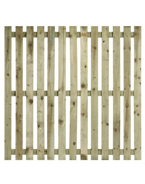 Straight Top Paling (50mm Gaps)