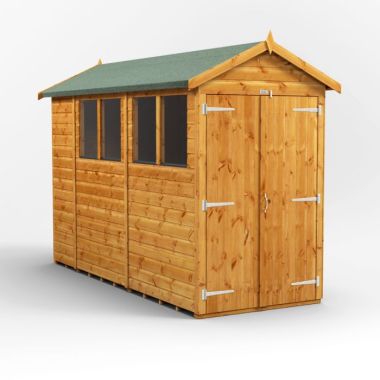 10x4 Apex Double Door EZI Shed
