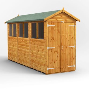 12x4 Apex Double Door EZI Shed
