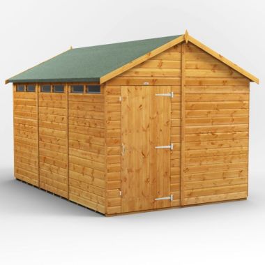 12x8 Apex Security EZI Shed
