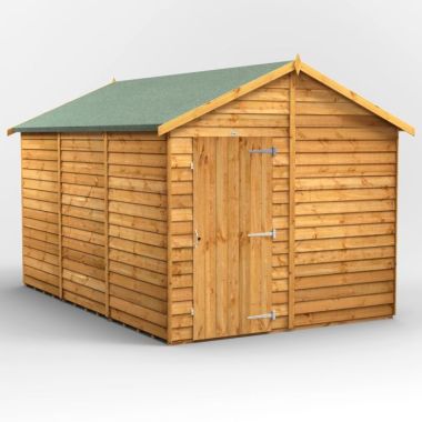 12x8 Overlap Windowless Apex EZI Shed