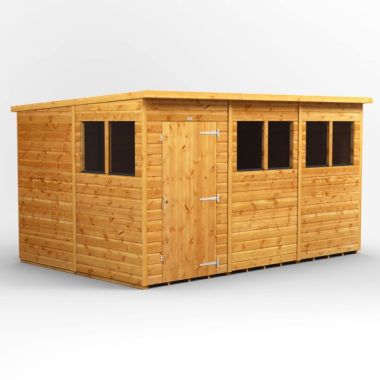 12x8 Pent EZI Shed