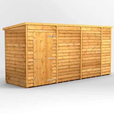 14x4 Overlap Windowless Pent EZI Shed