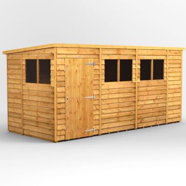 14x6 Overlap Pent EZI Shed