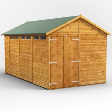 14x8 Apex Security Double Door EZI Shed