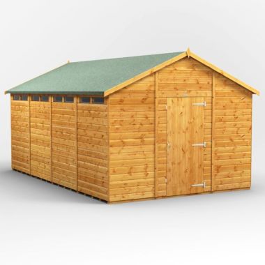 16x10 Apex Security EZI Shed