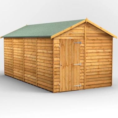 16x8 Overlap Windowless Apex EZI Shed
