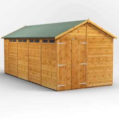 18x8 Apex Security Double Door EZI Shed