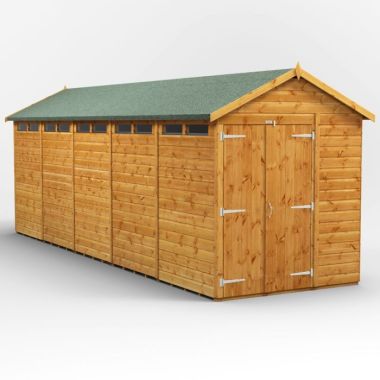 20x6 Apex Security Double Door EZI Shed