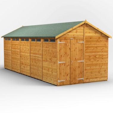 20x8 Apex Security Double Door EZI Shed