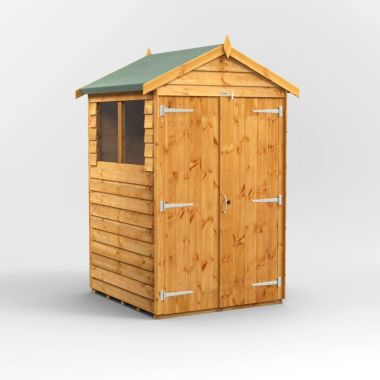 4x4 Overlap Apex Double Door EZI Shed