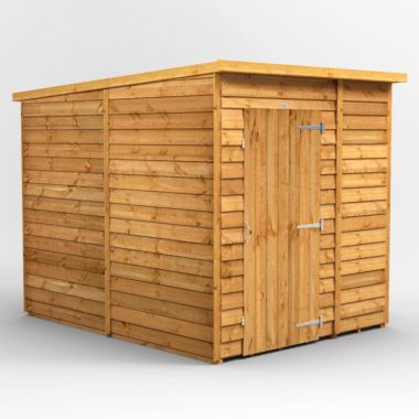 6x8 Overlap Windowless Pent EZI Shed
