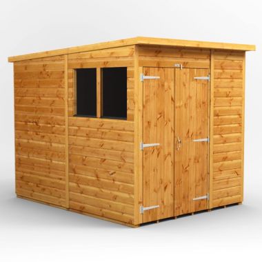 6x8 Pent Double Door EZI Shed