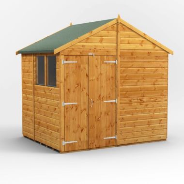 6x8 Apex Double Door EZI Shed