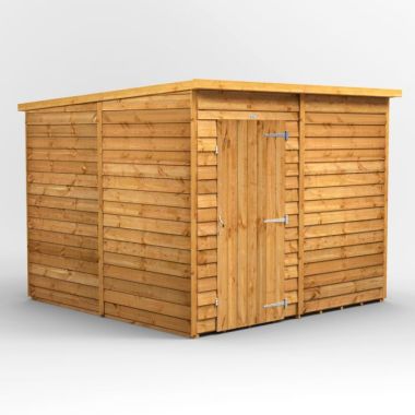 8x8 Overlap Windowless Pent EZI Shed
