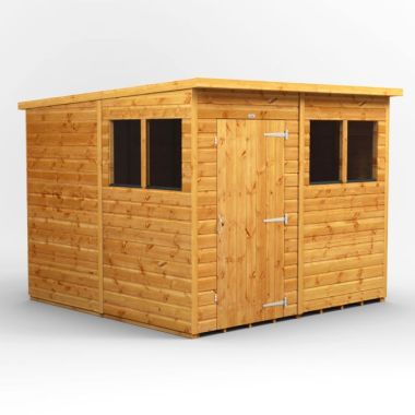 8x8 Pent EZI Shed