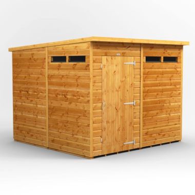 8x8 Pent Security EZI Shed