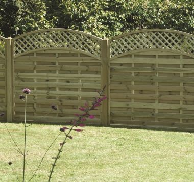 KDM Arched Lattice Top Panel