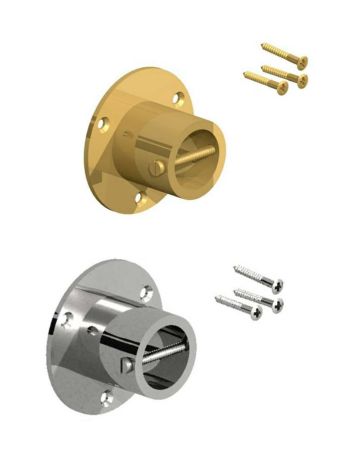 Brass and Chrome Rope Ends