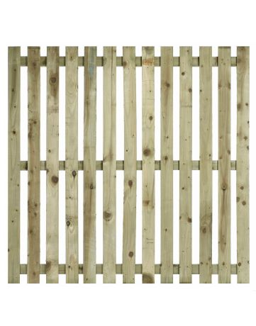Straight Top Paling (50mm Gaps)