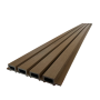 Slatted Composite Cladding Wall Panel - Teak - 2m thumbnail