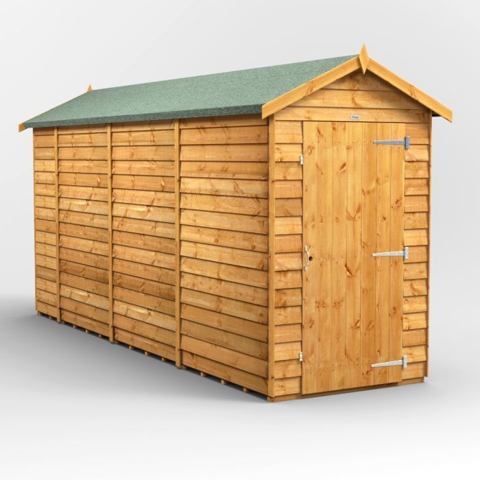 14x4 Overlap Windowless Apex EZI Shed