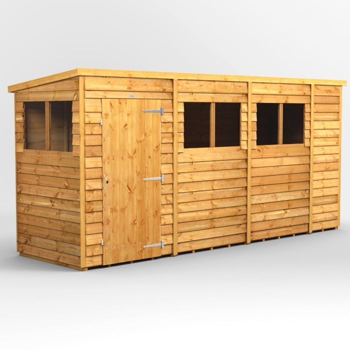 14x4 Overlap Pent EZI Shed