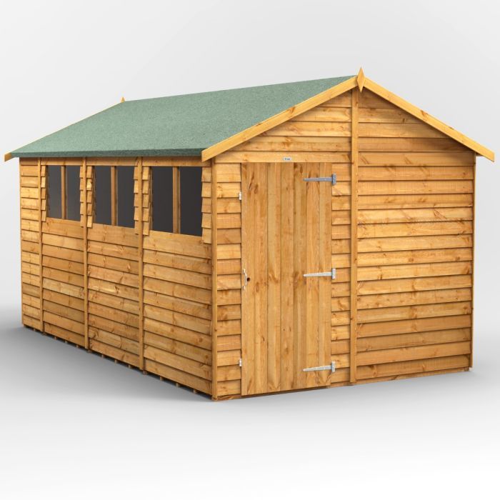 14x8 Overlap Apex EZI Shed