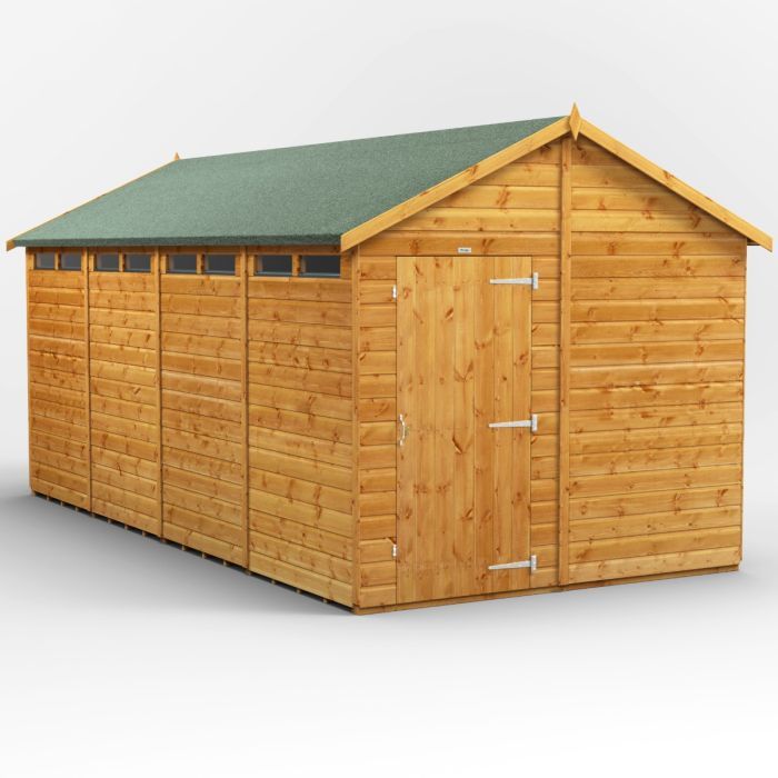 16x8 Apex Security EZI Shed