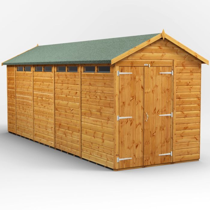 18x6 Apex Security Double Door EZI Shed