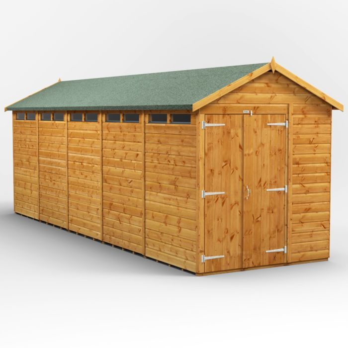 20x6 Apex Security Double Door EZI Shed