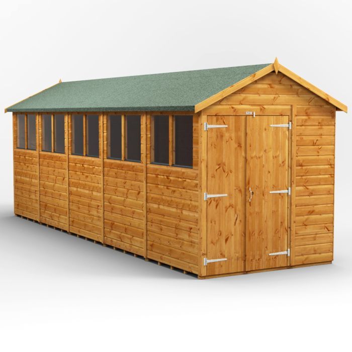 20x6 Apex Double Door EZI Shed