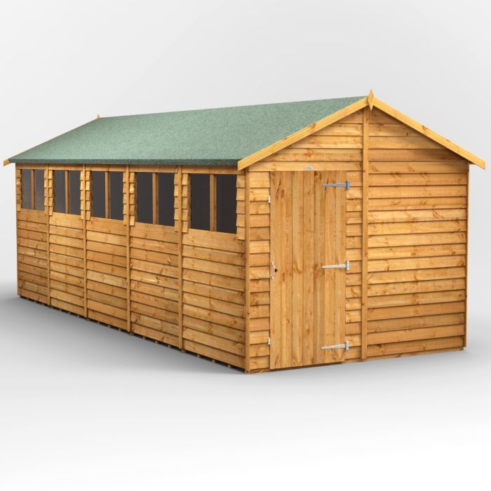 20x8 Overlap Apex EZI Shed