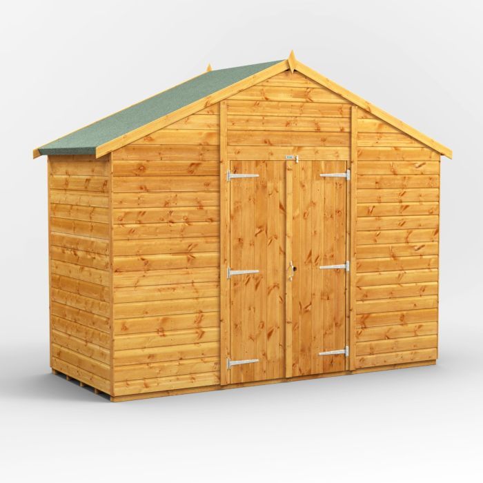 4x10 Windowless Apex Double Door EZI Shed