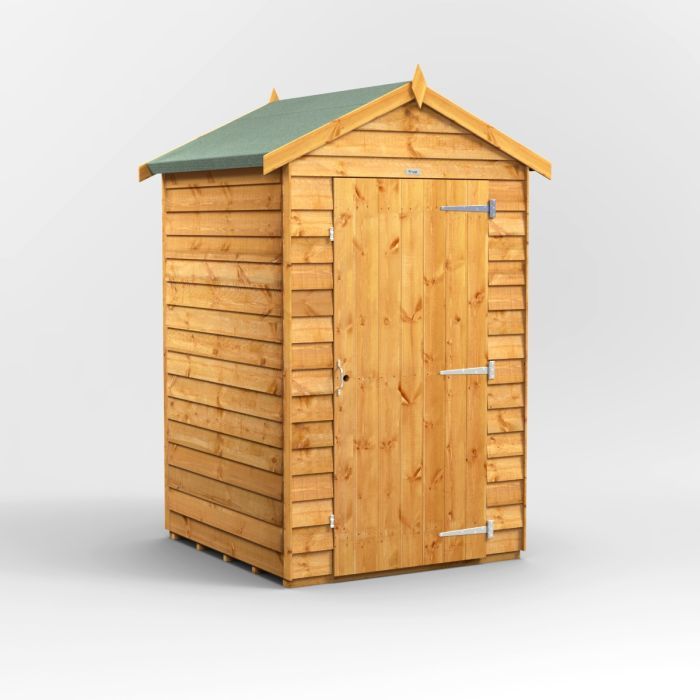 4x4 Overlap Windowless Apex EZI Shed