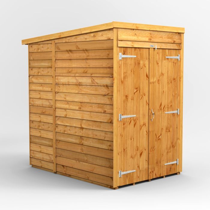 4x6 Overlap Windowless Pent Double Door EZI Shed