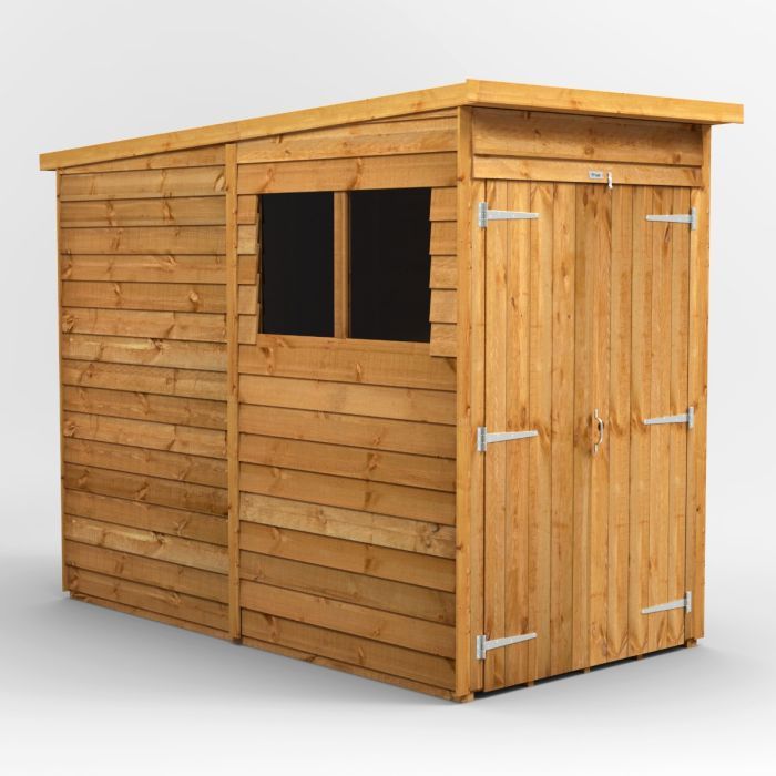 4x8 Overlap Pent Double Door EZI Shed