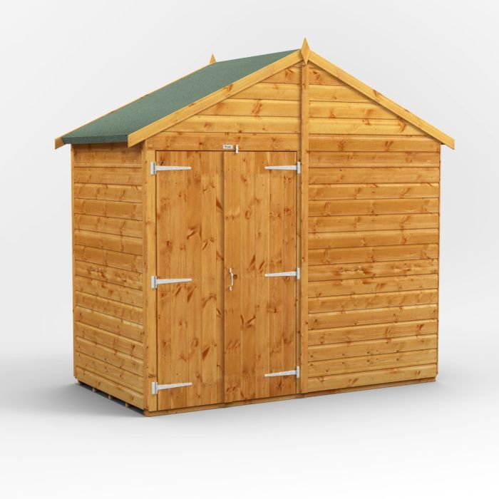 4x8 Windowless Apex Double Door EZI Shed