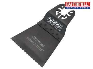 Multi-Function Tool CrV Flush Cut Wood Blade Side Set 68mm