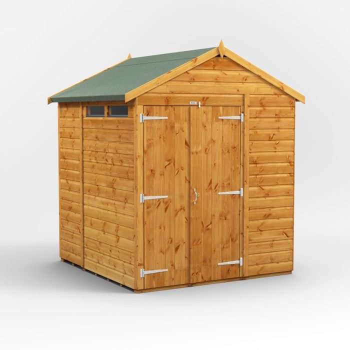 6x6 Apex Security Double Door EZI Shed